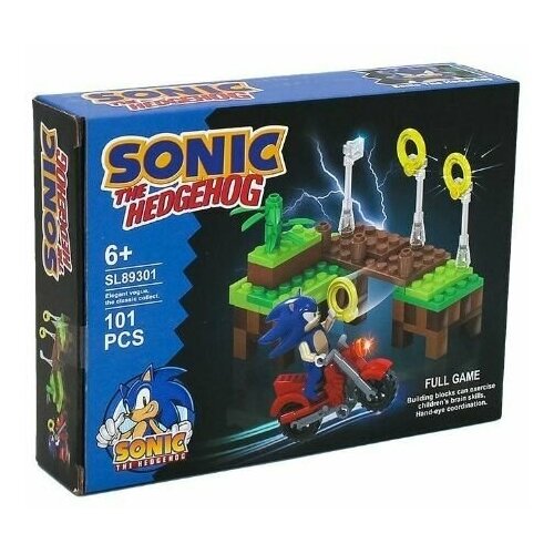 Конструктор Sonic Соник The Hedgehog, 101 деталь