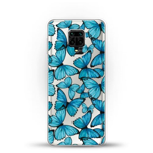 фото Силиконовый чехол бабочки на xiaomi redmi note 9s andy & paul