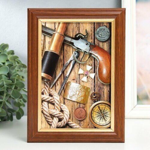 Ключница Набор пирата орех 15х21 см 1090₽