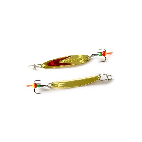 Eco-Pro, Блесна вертикальная Судачья + красный флекс, 50мм, 6г, GRF