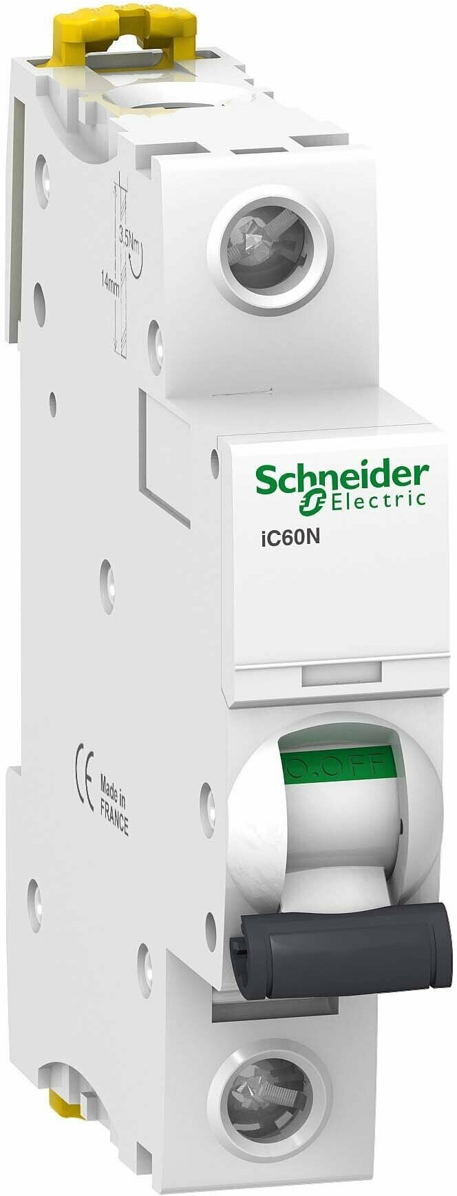 Автоматический выключатель Schneider Electric Acti9 iC60N, 1 полюс, 20A, тип C, 6kA