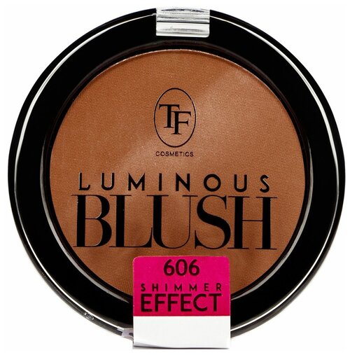 TRIUMPF Пудровые румяна с шиммер эффектом LUMINOUS BLUSH, тон 606 