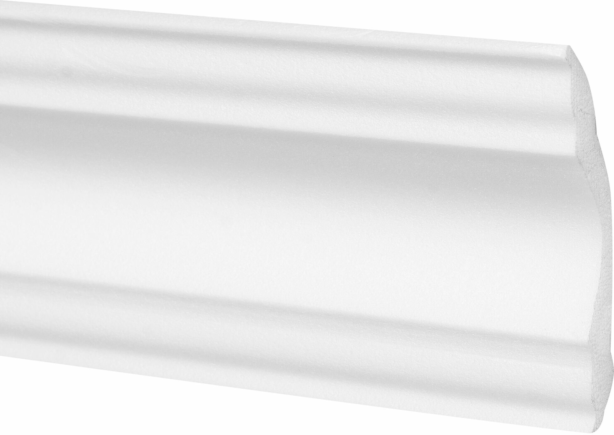 Плинтус потолочный экструдированный полистирол 07006А белый 50х50х2000 мм - фотография № 1