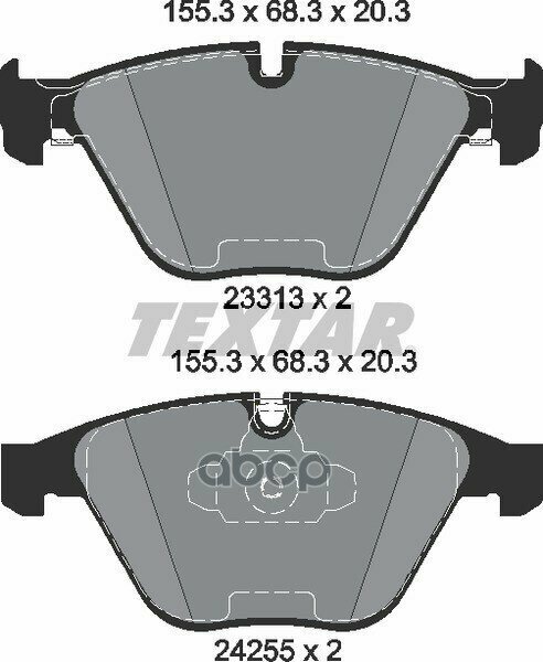 Колодки Тормозные Дисковые Передн Bmw: 3 320D/320D Xdrive/320I/320Xd/323I/325I/325I Xdrive/325Xi 05-, 3 Touring 318D/318I/320.