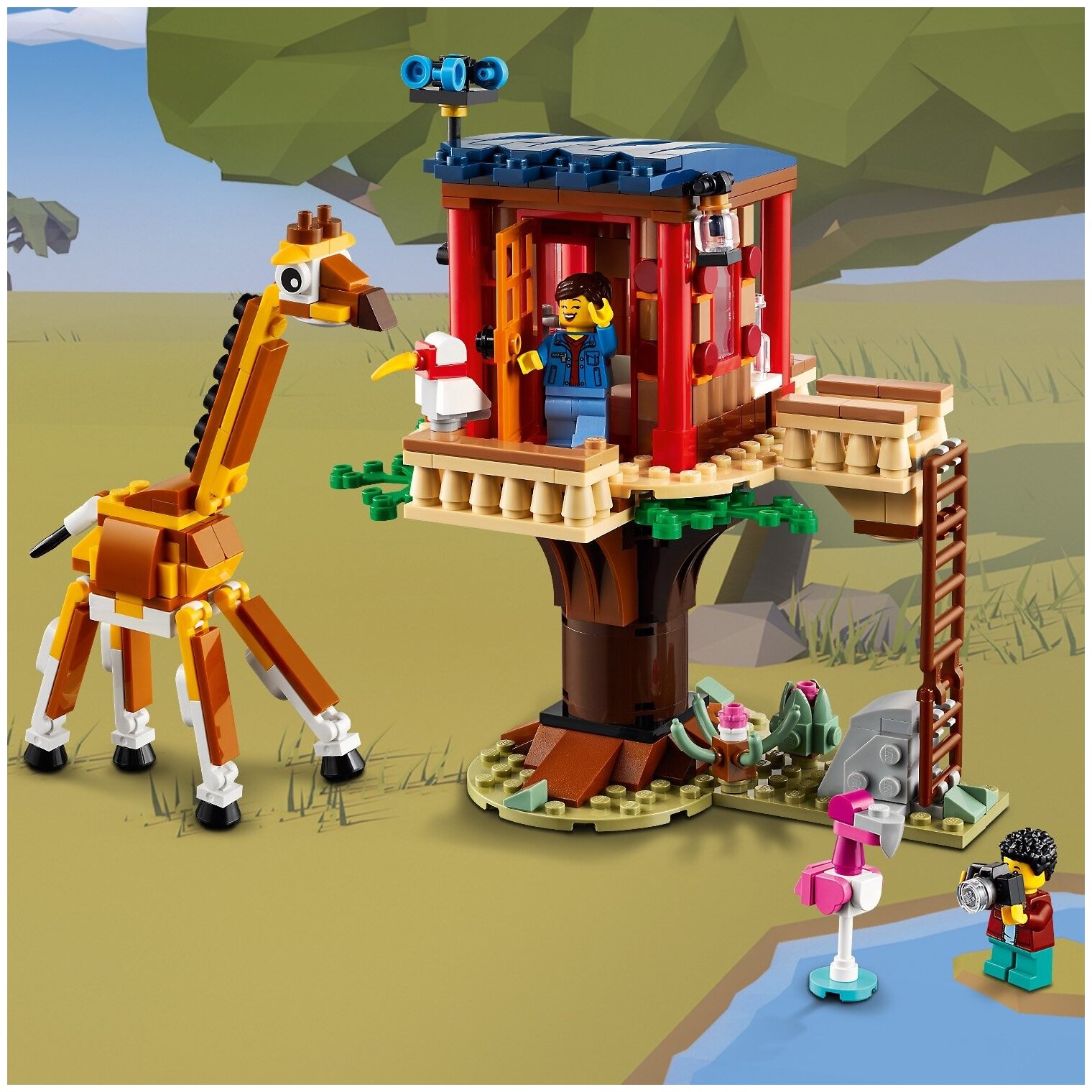 Конструктор LEGO Creator 31116 "Домик на дереве для сафари", 397 деталей Unknown - фото №6