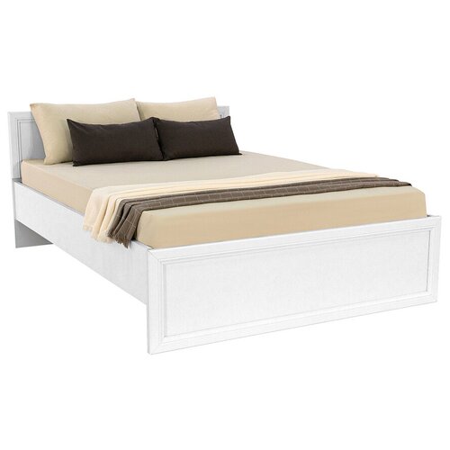 Кровать Боровичи-Мебель Классика 0.9 м белый 205х98х83 см