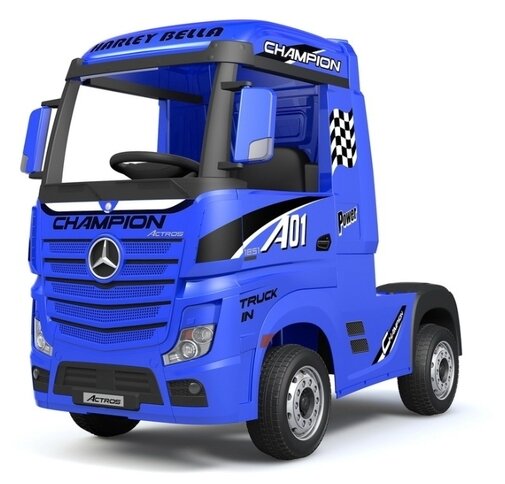 RiverToys Автомобиль Mercedes-Benz Actros HL358, синий глянец