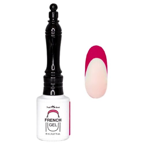 Гель- краска для френча French Gel 10, 8 мл (бордовый)