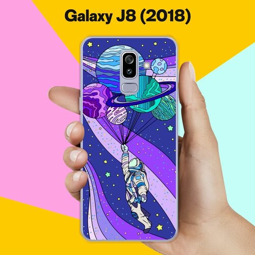 Силиконовый чехол на Samsung Galaxy J8 (2018) Планеты-шары / для Самсунг Галакси Джи 8 2018 жидкий чехол с блестками розовый фламинго крупный план на samsung galaxy j8 самсунг галакси джей 8