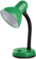 Лампа офисная Camelion KD-301 C05, E27, 60 Вт, цвет арматуры: зеленый, цвет плафона/абажура: зеленый