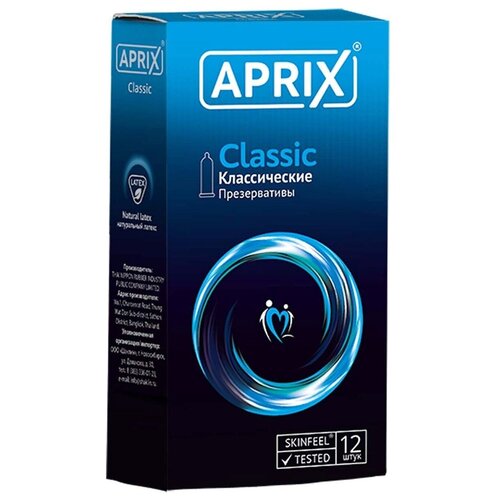 Купить Презервативы Aprix Classic, 12 шт., бесцветный, натуральный латекс