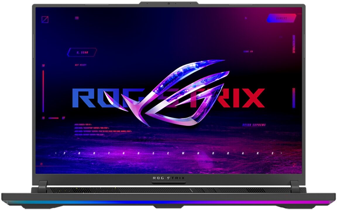 Ноутбук ASUS ROG Strix G18 2023 G814JI-N6083 90NR0D01-M007K0 (18", Core i7 13650HX, 16Gb/ SSD 1024Gb, GeForce® RTX 4070 для ноутбуков) Серый