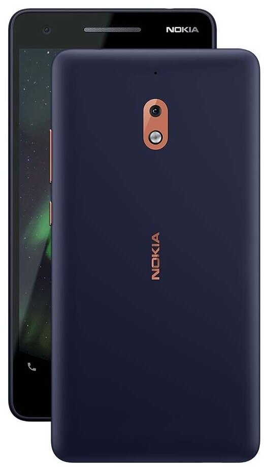 Смартфон Nokia 2.1, синий с медью