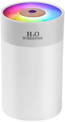 Парогенератор / аромадиффузор-ночник Humidifier H2O H-5 / Увлажниетль воздуха, Светло серый