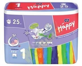 Подгузники Bella Baby Happy Newborn (2-5 кг) 25 шт