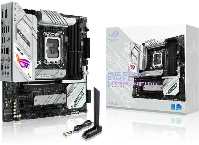 Материнская плата ASUS ROG STRIX Z790-A GAMING WIFI D4, LGA1700, Z790, 4*DDR4, HDMI+DP, 4xSATA3 + RAID, M2, Audio, Gb LAN, USB 3.2, USB 2.0, ATX; 90MB1CN0-M0EAY0 (ROG STRIX Z790-A GAMING WIFI D4) - фото №5