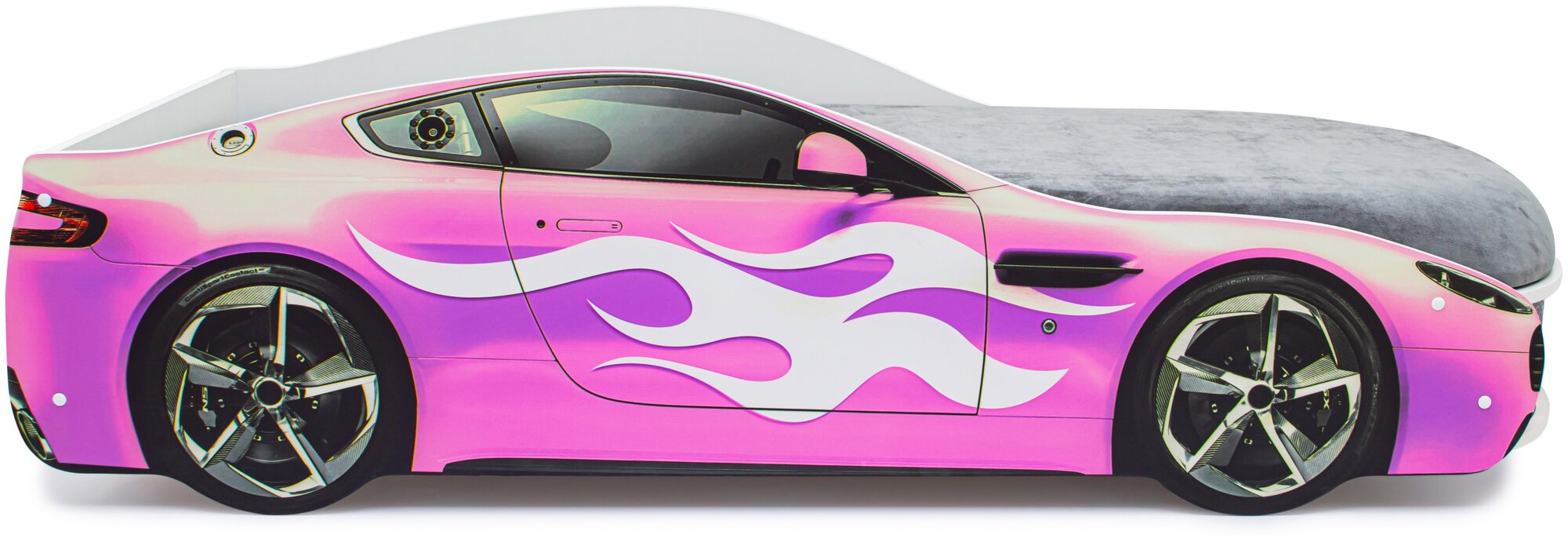 Кровать с подъемным механизмом Бельмарко Бондмобиль, цвет: розовый - фото №9