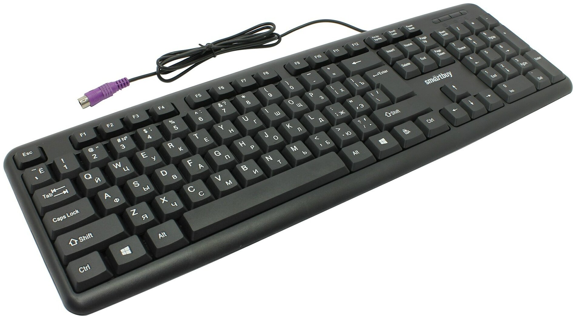 Клавиатура SmartBuy One SBK-112P-K Black PS/2 black