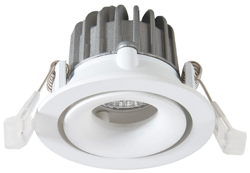 Светильник Arte Lamp Apertura A3310PL-1WH, LED, 10 Вт, 3000, теплый белый, цвет плафона: белый