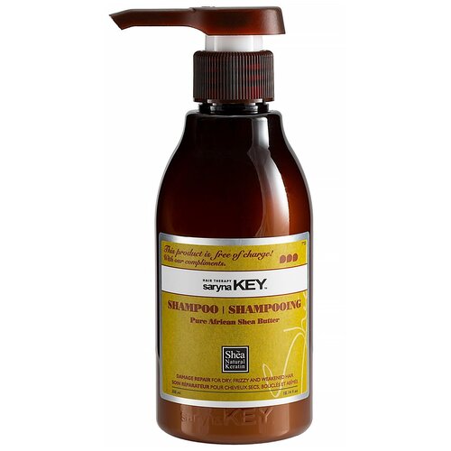 Saryna Key шампунь Damage Repair, 300 мл укрепляющий шампунь для волос с маслом ши mone professional shea butter healthy shampoo 300 мл