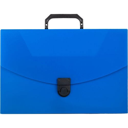 Attache Папка-портфель A4, пластик, 1 отделение 250 x 370 мм, синий
