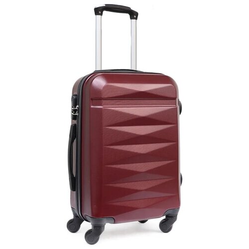 Чемодан BLEZERBLIK, 70 л, размер M, бордовый чемодан blezerblik 70 л размер m фиолетовый