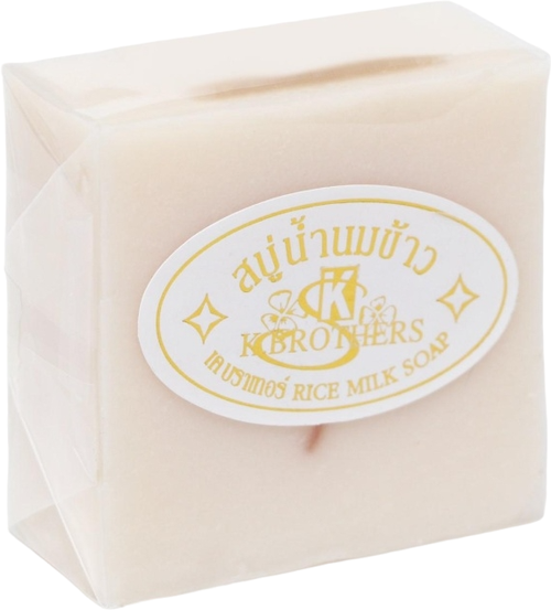 K.Brothers мыло для лица Rice Milk Soap, 60 мл, 60 г