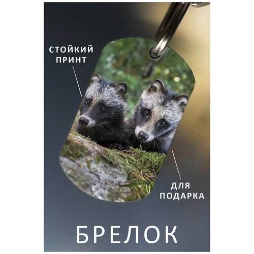 фото Брелок для ключей енот подарок мужчине ребенку женщине, брелок детский женский мужской, подвеска на рюкзак, брелок на сумку животные zhenya cloud