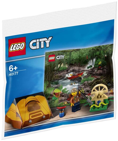 Конструктор LEGO City 40177 Палатка в Джунглях, 40 дет.
