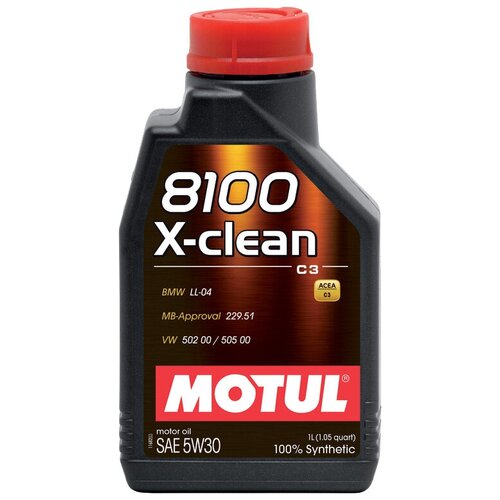 MOTUL Масло Моторное Motul 8100 X-Clean Efe 5w-30 Синтетическое 1 Л 111687