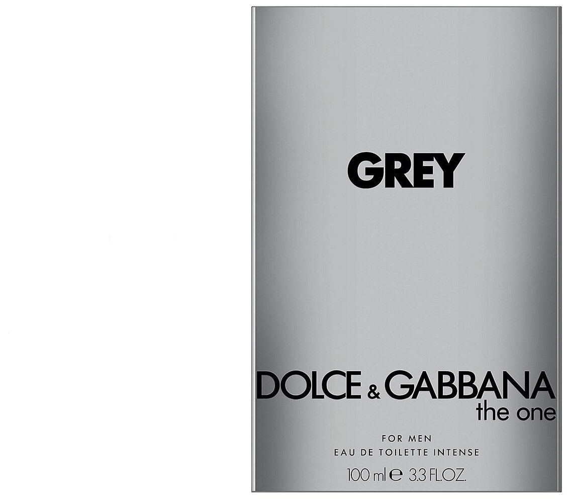 dolce and gabbana grey the one price