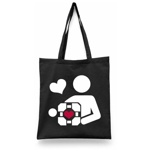 фото Сумка шоппер каждому своё, черный