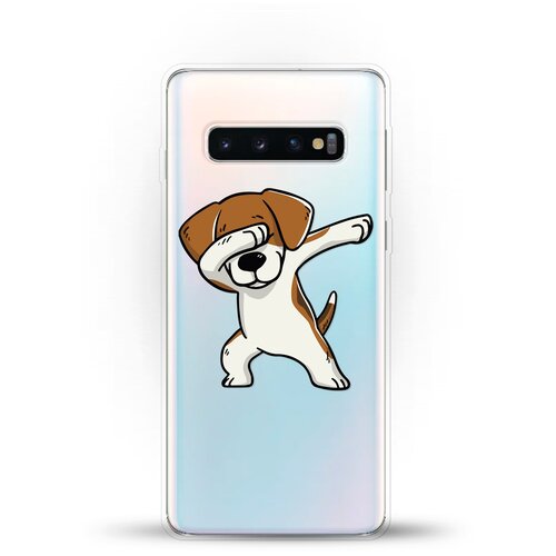 фото Силиконовый чехол swag бигль на samsung galaxy s10 andy & paul