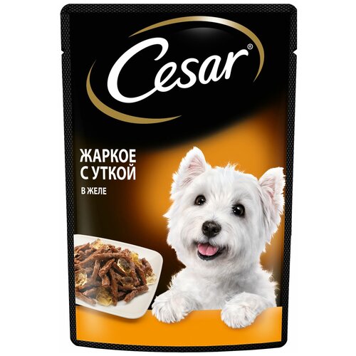 Cesar Паучи для взрослых собак жаркое с уткой в желе 85г 10222851 0,085 кг 43493 (42 шт)