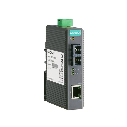 Медиаконвертер MOXA IMC-21-S-SC медиаконвертер advantech imc 370 sfp ps