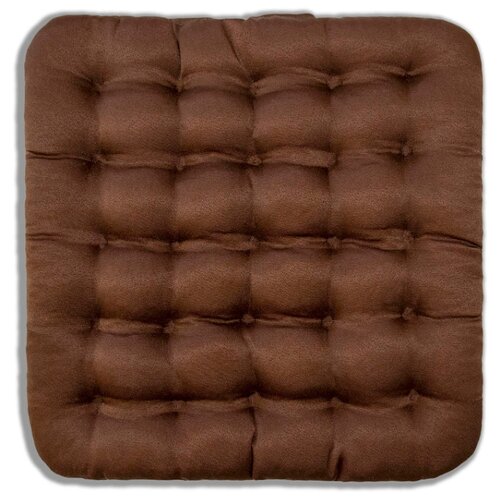 фото Подушка на сиденье smart textile "уют" наполнитель: лузга гречихи, цвет: коричневый