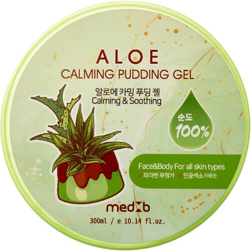 MEDB Aloe Calming Pudding Gel Успокаивающий гель для тела с экстрактом алоэ 300мл успокаивающий гель для тела с экстрактом алоэ aloe calming pudding gel 300мл