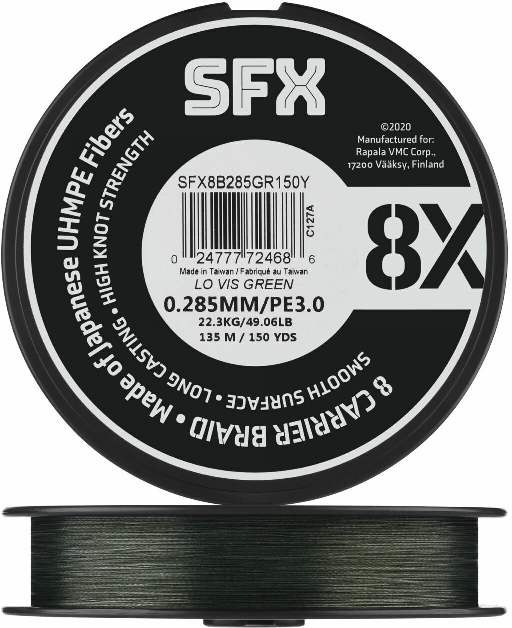 Шнур плетеный SFX 8X
