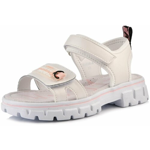 фото Босоножки tom&miki, размер 37, белый, бежевый