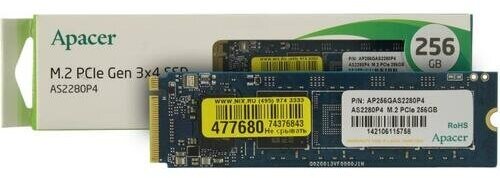SSD Apacer AS2280P4 256 Гб AP256GAS2280P4-1