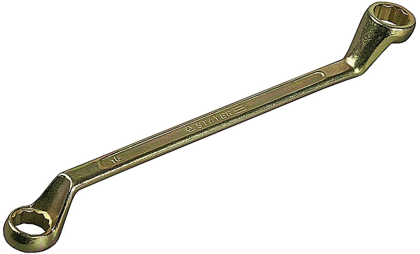 STAYER техно, 10 х 11 мм, изогнутый накидной гаечный ключ (27130-10-11)
