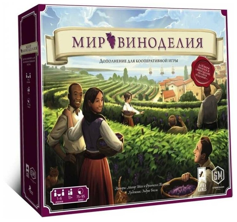 Настольная игра Мир виноделия