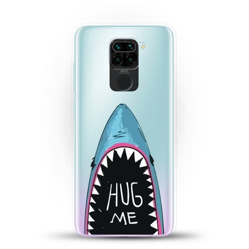фото Силиконовый чехол акула на xiaomi redmi note 9 andy & paul