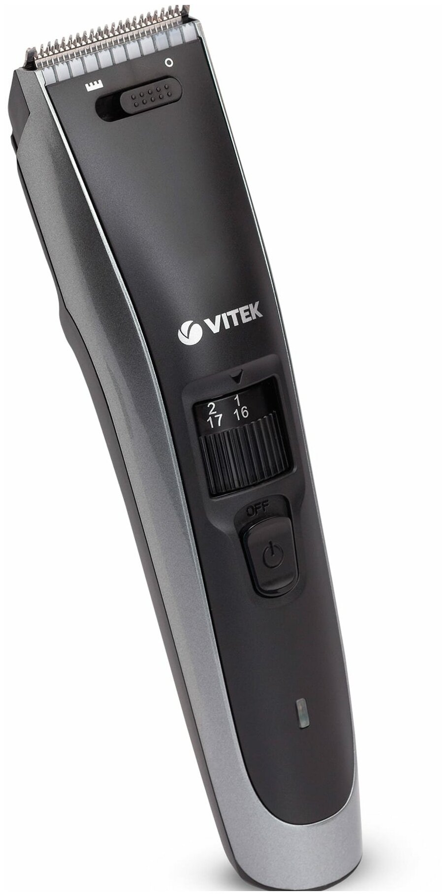 VT-2588 Машинка для стрижки Vitek VT-2588 черный/серый - фотография № 1