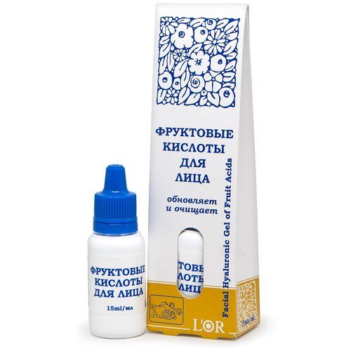 Lor фруктовые кислоты для лица Facial Hyaluronic Gel of Fruit Acids 15 мл 166₽