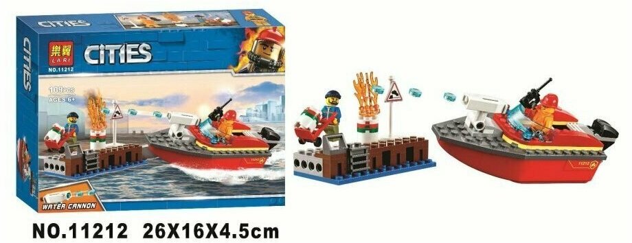 Конструктор "Пожар в порту" 11212 (City 60213) 109 деталей