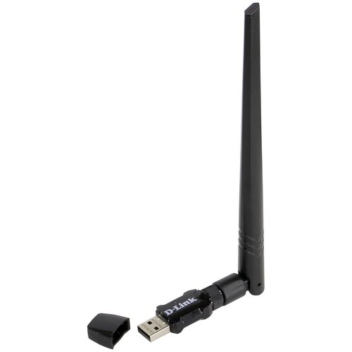 Wi-Fi адаптер D-Link DWA-137/C1, черный dwa 137 c1a беспроводной usb адаптер