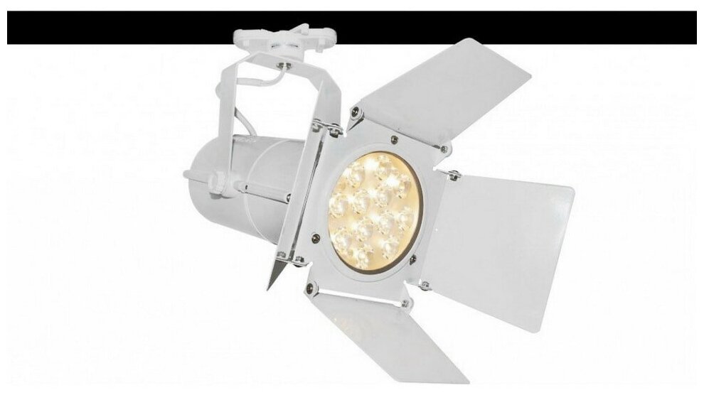 Трековый светильник Arte Lamp A6312PL-1WH, кол-во ламп: 1 шт, цвет плафона: белый