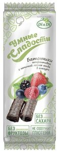 Батончики "Умные сладости" лесная ягода (Di&Di), 20 г