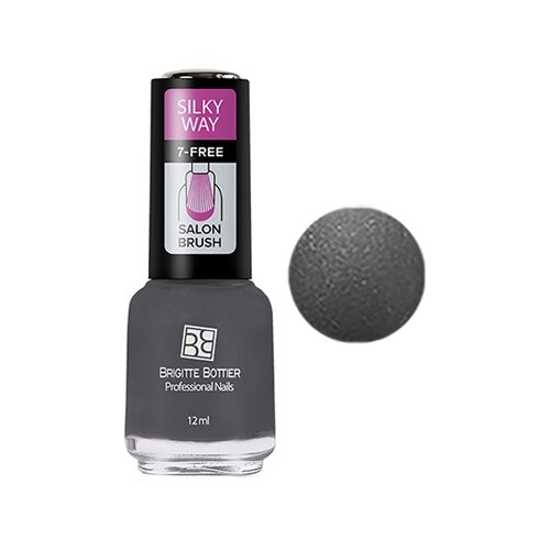 Brigitte Bottier Лак для ногтей Silky Way, 12 мл, 561 графит brigitte bottier gel pro гель лак для ногтей тон 052 lilac beige 12мл